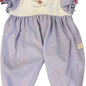 American Girl Bitty Baby Vintage Purple Lilac Sleeper One Piece